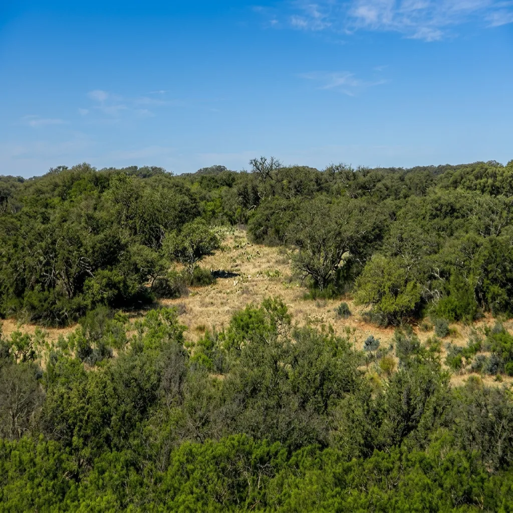 Sunlight filtering through old growth live oak trees